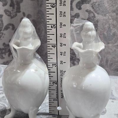 (2) Porcelain Scent Bottles