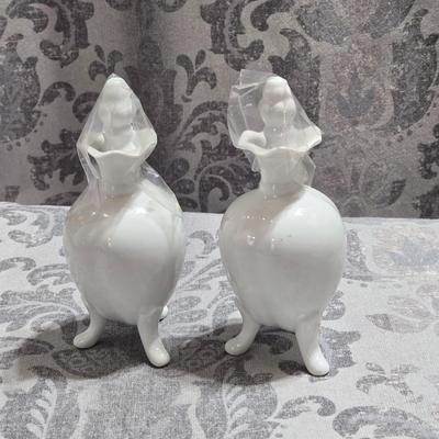 (2) Porcelain Scent Bottles