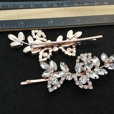 Rhinestone Barrettes