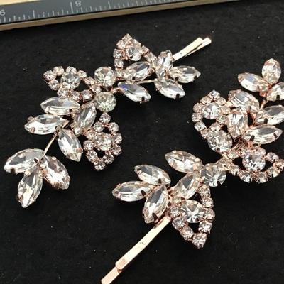 Rhinestone Barrettes