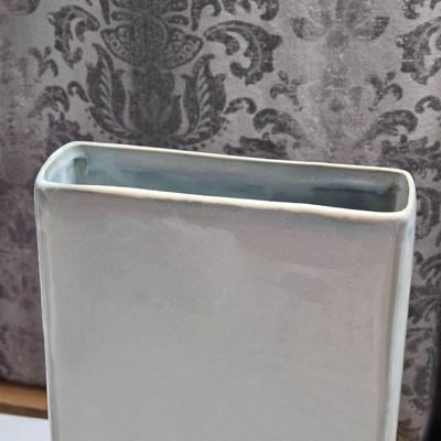 Iridescent Porcelain Rectangular Vase