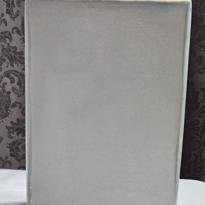 Iridescent Porcelain Rectangular Vase
