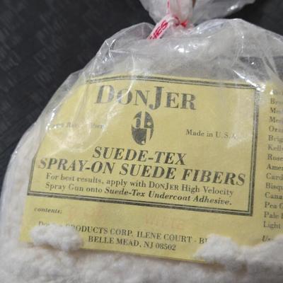 Spray On Suede Fibers