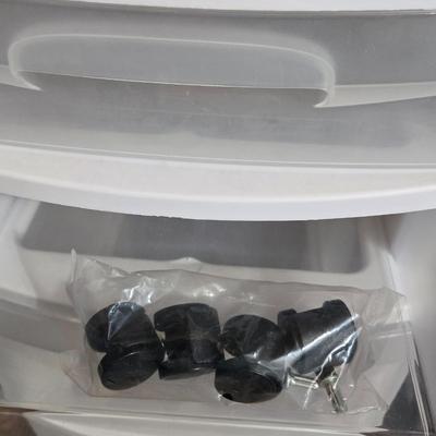 Plastic Storage with available Casters