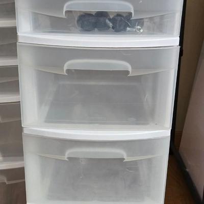 Plastic Storage with available Casters