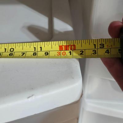 Plastic Storage with available Casters
