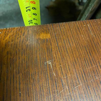 Stickley Oak Bookcase Harvey Ellis Inlay design on each end