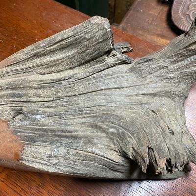 Vintage Hand Carved Driftwood Duck Sculpture- Ken Capps USA driftwood