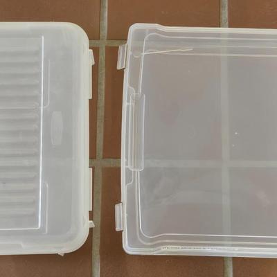 (2) Storage Containers