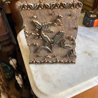VINTAGE WALLPAPER PRINTING BLOCK HOME DECOR