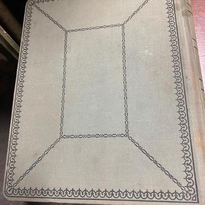 Vintage scrapbook for baby's birth