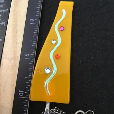 Large Art Glass Necklace