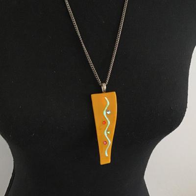 Large Art Glass Necklace