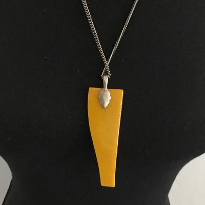 Large Art Glass Necklace