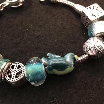 Bird Charm Bracelet