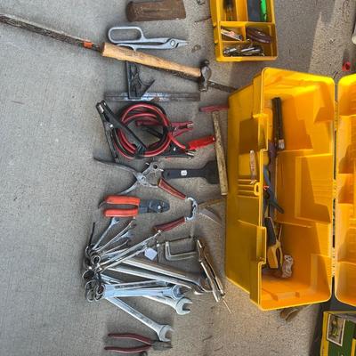50pc plus tools yellow tool box
