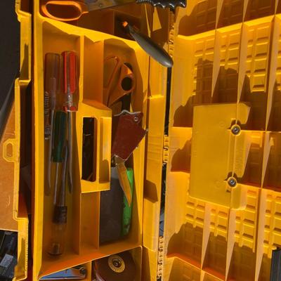 50pc plus tools yellow tool box