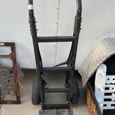 Air filled tire dolly