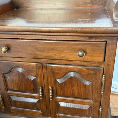 Wood nightstand with great storage
