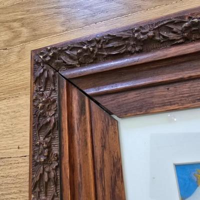 Framed wall art - "The Water Lillies" Juanita Kauffman