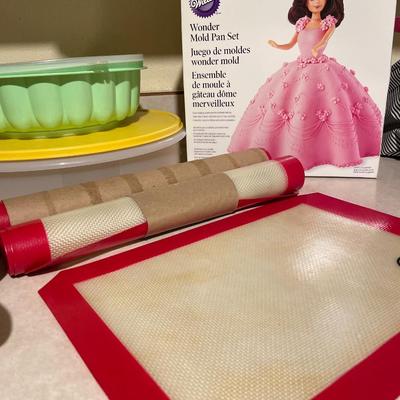 Tupperware, rolling pin and more