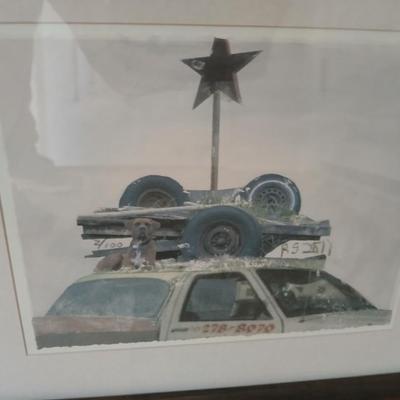 Rick Sherman (Rickshaw studio & gallery) "Commander" 2011 pigmented digital output artwork 14" x 11" Miami Florida