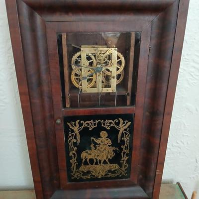 Antique 1800's Seth Thomas clock Plymouth Conn. 30-hour Gong Clock