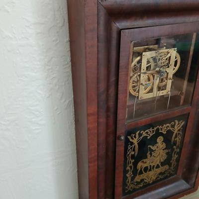 Antique 1800's Seth Thomas clock Plymouth Conn. 30-hour Gong Clock