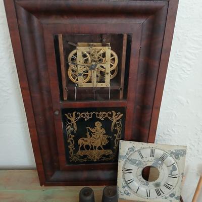 Antique 1800's Seth Thomas clock Plymouth Conn. 30-hour Gong Clock