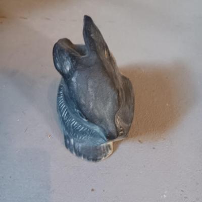 CAST IRON BUNNY RABBIT YARD ART