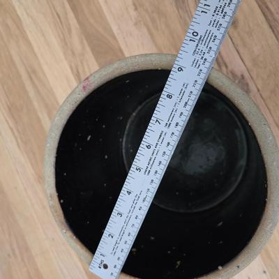 Antique stoneware 2 Gallon 2 Tone Crock - Primitive and unique!