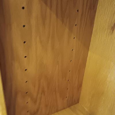 DOUBLE BOOKCASE WITH ADJUSTABLE SHELVES