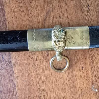 Hilborn-Hamburger Inc New York. made in Solingeb Germany Navy USN Officer's Dress Sword with Sheath
