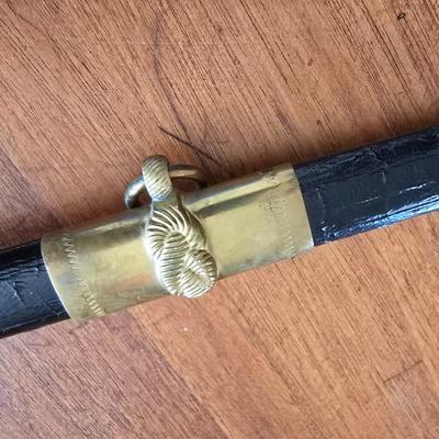 Hilborn-Hamburger Inc New York. made in Solingeb Germany Navy USN Officer's Dress Sword with Sheath