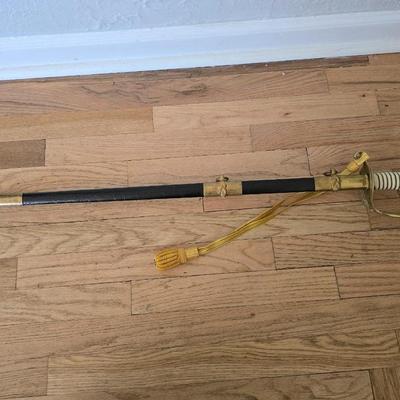 Hilborn-Hamburger Inc New York. made in Solingeb Germany Navy USN Officer's Dress Sword with Sheath