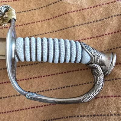 Hilborn-Hamburger Inc New York. made in Solingeb Germany Navy USN Officer's Dress Sword with Sheath