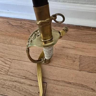 Hilborn-Hamburger Inc New York. made in Solingeb Germany Navy USN Officer's Dress Sword with Sheath