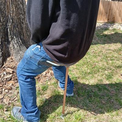 Vintage shooting stick - made in England Hunting shooting instant seat