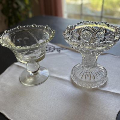 Two beautiful crystal pieces