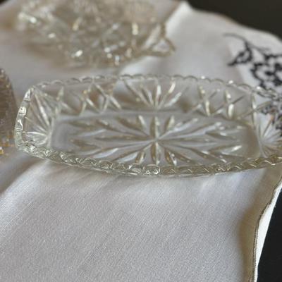 Three crystal pieces
