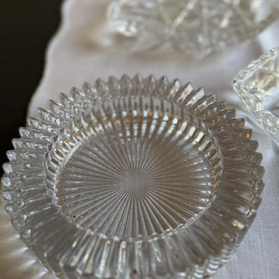 Three crystal pieces