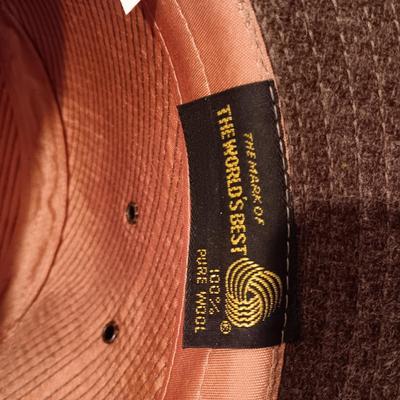 KANGOL AND HANNA 100% WOOL FEDORA HATS SIZE SMALL