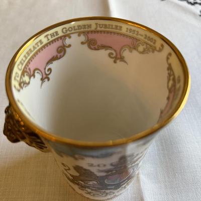Limited edition 5” Queen Elizabeth Golden Jubilee cup