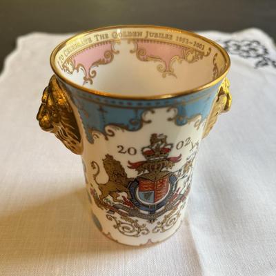 Limited edition 5” Queen Elizabeth Golden Jubilee cup