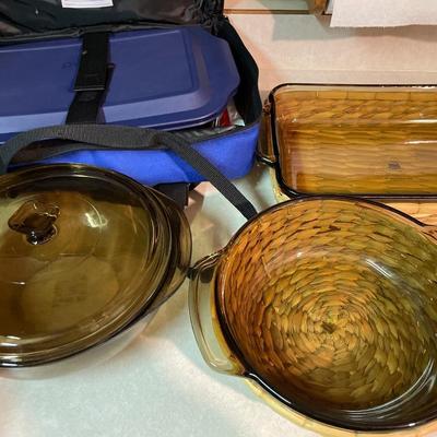 Amber Anchor and Pyrex portable