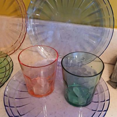 SCANDINOVIA - Unbreakable Premium Tableware - Set of 6 Plates & 6 Cups- Tritan Plastic - Perfect for Gifts - BPA Free - Dishwasher...