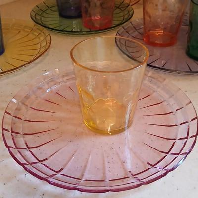 SCANDINOVIA - Unbreakable Premium Tableware - Set of 6 Plates & 6 Cups- Tritan Plastic - Perfect for Gifts - BPA Free - Dishwasher...