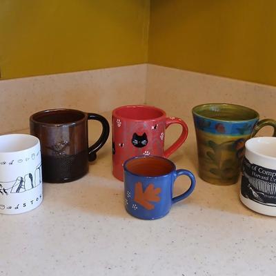 Assortment of nice coffee mugs