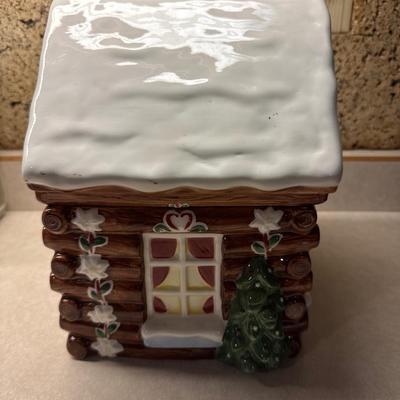 Ceramic Christmas decoration house