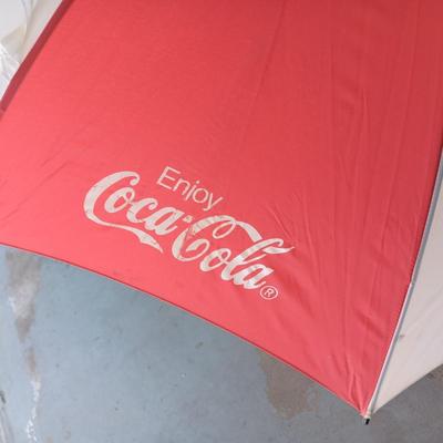 SKLZ POWER STICK OVERLOAD 30 oz BASEBALL BAT AND A COCA-COLA UMBRELLA